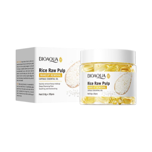 BIOAQUA Rice Raw Pulp Makeup Remover Capsule Oil