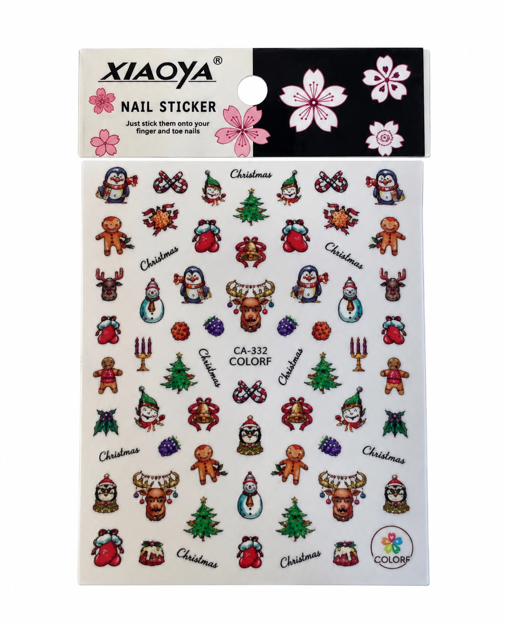 Stickers Navideños para Uñas