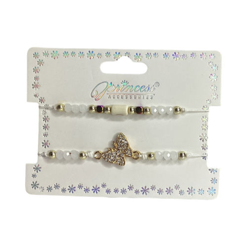 Docena Pulsera Ajustable Mariposa