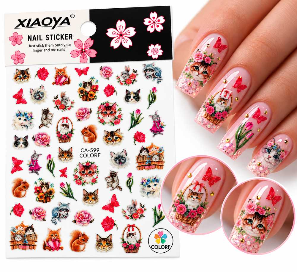 Stickers Navideños para Uñas