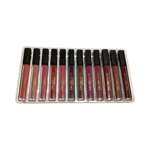 Matte Lip Gloss (12 PCS)