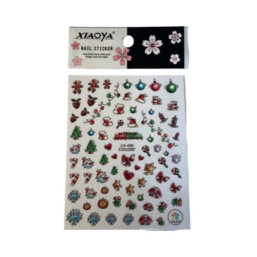Sticker Variedad De Navidad