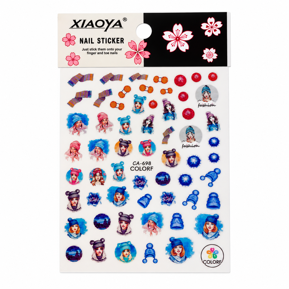 Stickers Navideños para Uñas
