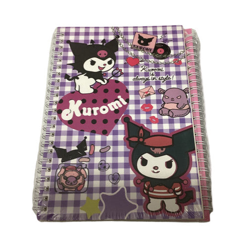 Libreta Kitty y Kuromi (Pqt 4)