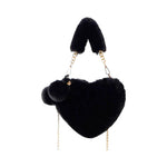 Cartera Peluche De Corazon
