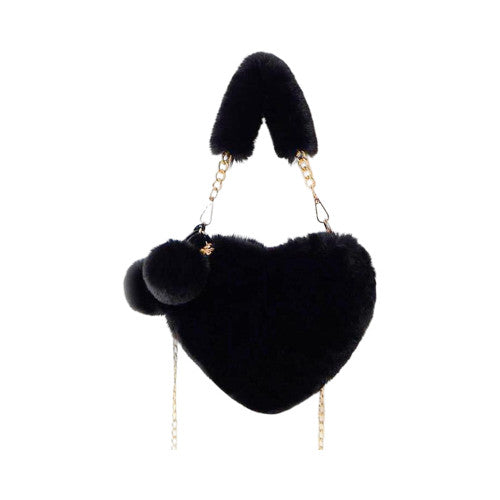 Cartera Peluche De Corazon