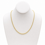 Cadena Rope 4.5 mm – 45 cm | Oro Laminado 18K