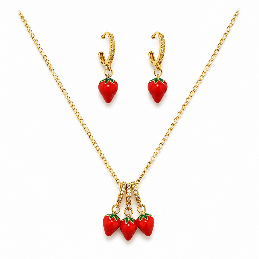 Set Fresas – Oro Laminado 18K