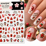 Stickers Navideños para Uñas