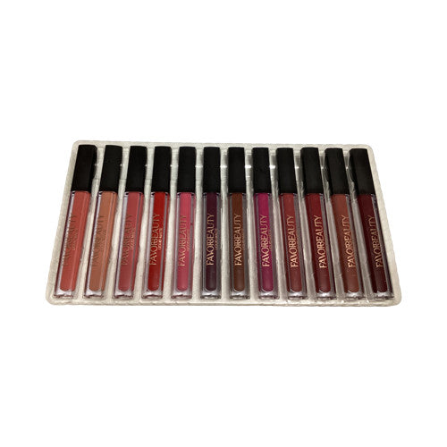 Matte Lip Gloss (12 PCS)