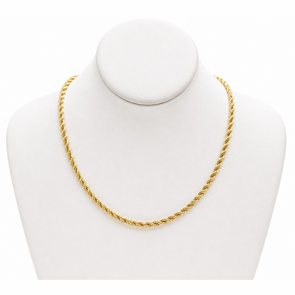 Cadena Cubana 2.9 mm – 18” | Oro Laminado 18K