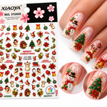 Stickers Navideños para Uñas