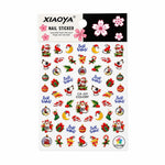 Stickers Navideños para Uñas