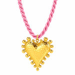 Collar Corazón Texturizado