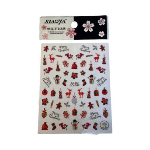Sticker Variedad De Navidad