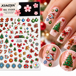 Stickers Navideños para Uñas