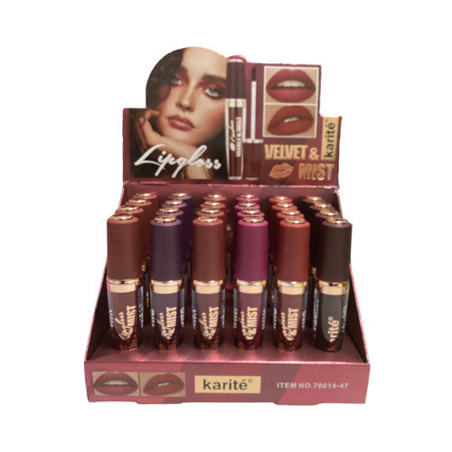 Docena Karite Lip Gloss Velvet & Mist