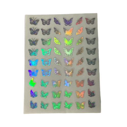 Stickers Mariposas Tornasol