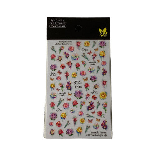 Sticker Beautiful Flowers