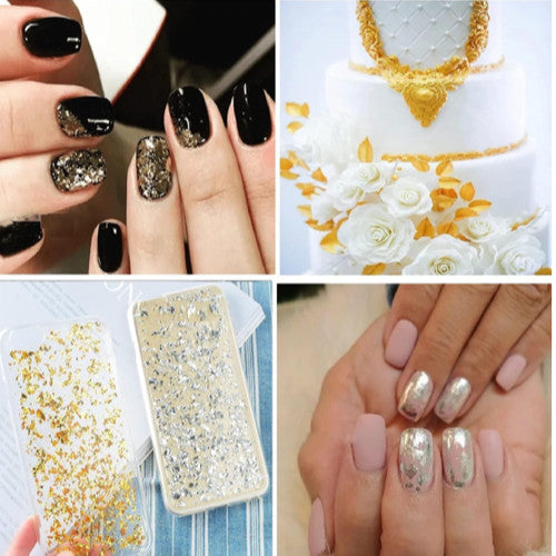 Lámina De Oro De Manicura