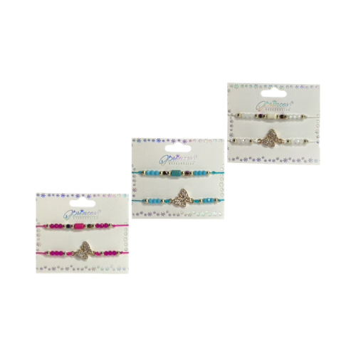 Docena Pulsera Ajustable Mariposa