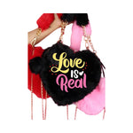Cartera Peluche De Corazon