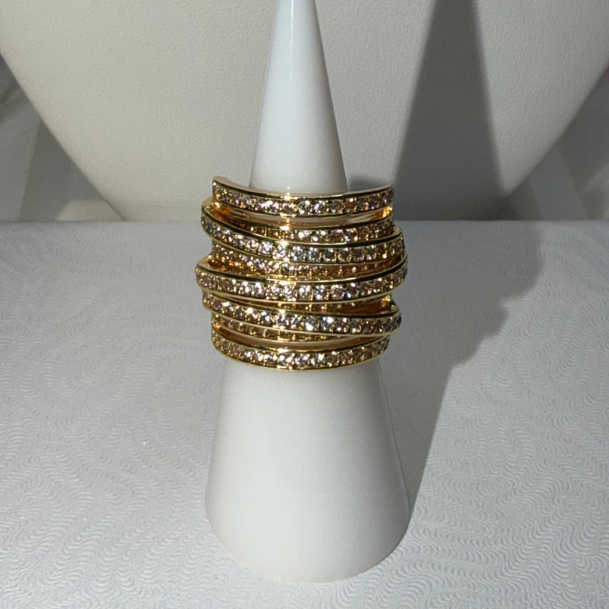 Anillo Multibanda con Zirconias