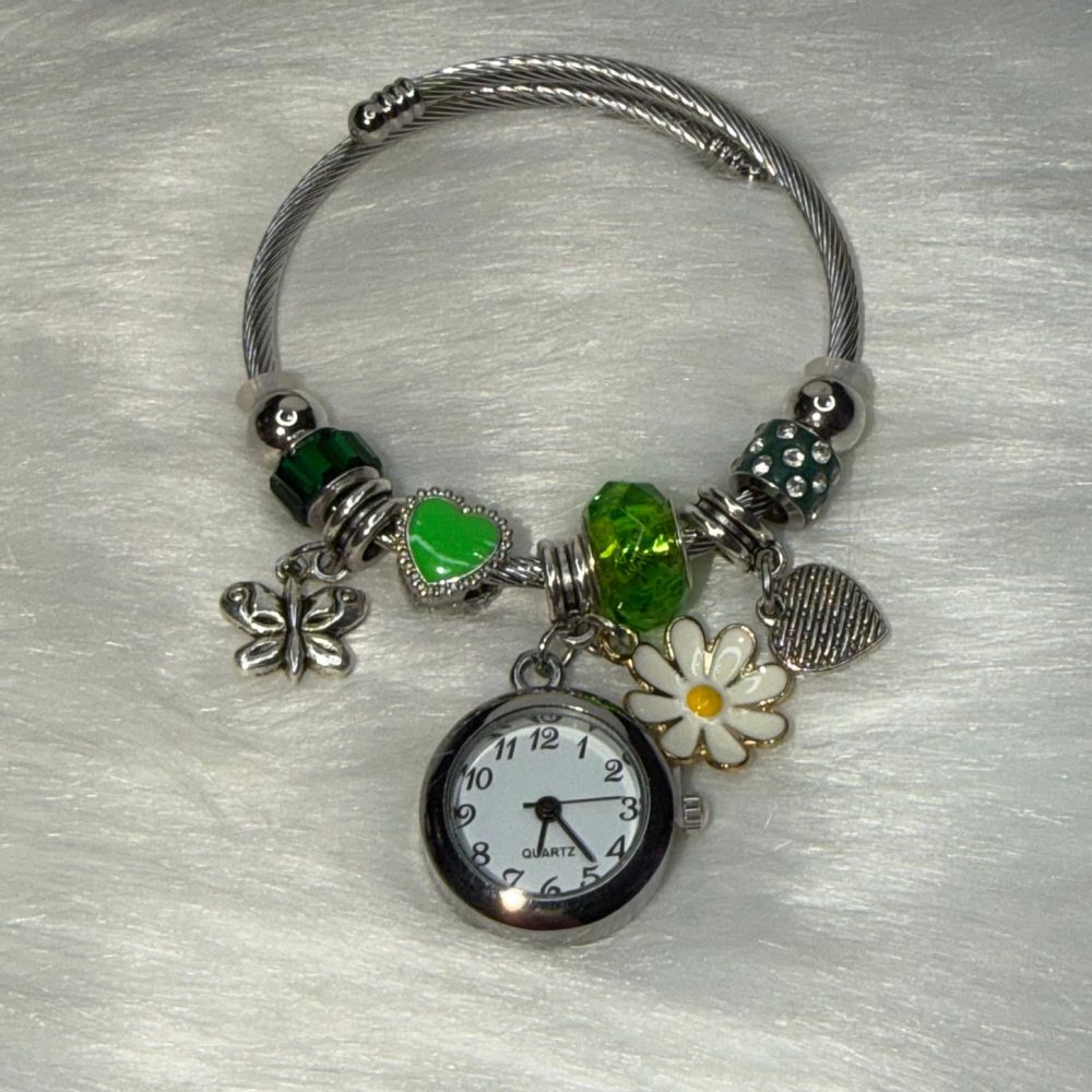 Pulsera Plateada Reloj