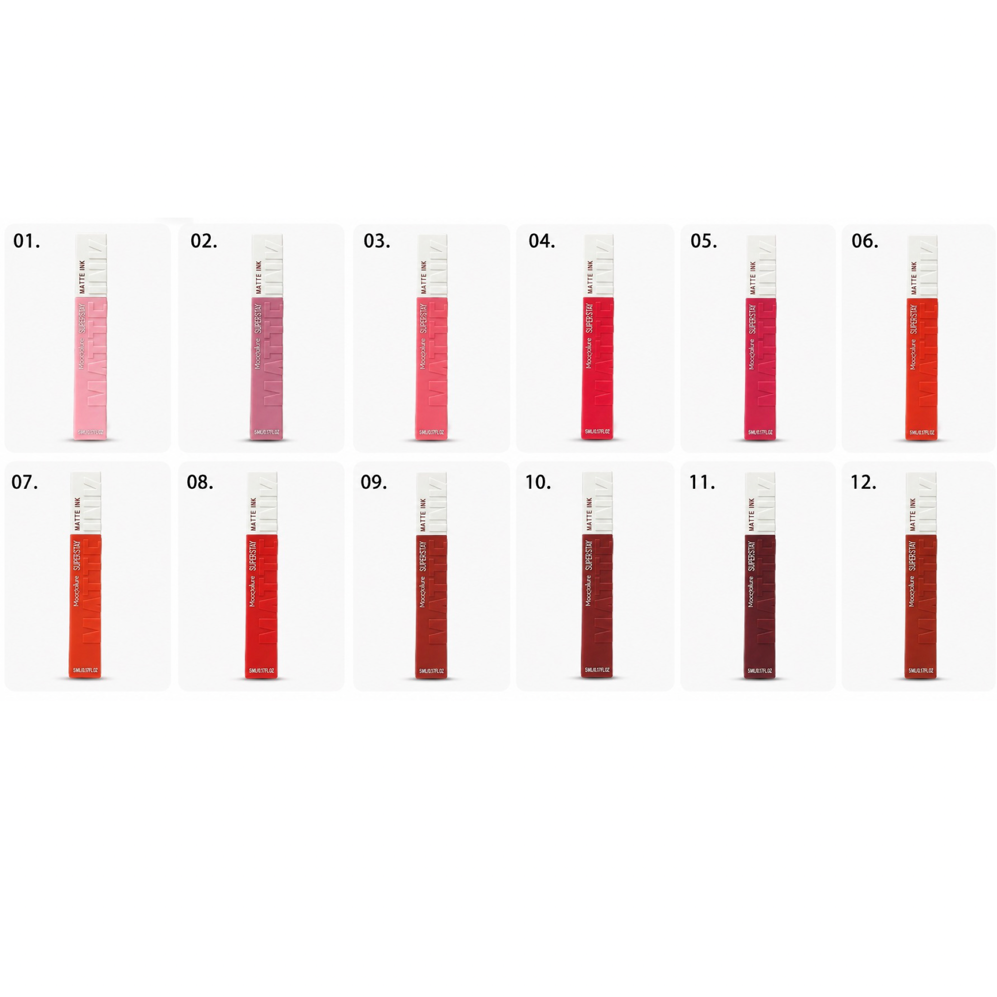 Lipgloss Mocallure Super Stay Matte Ink