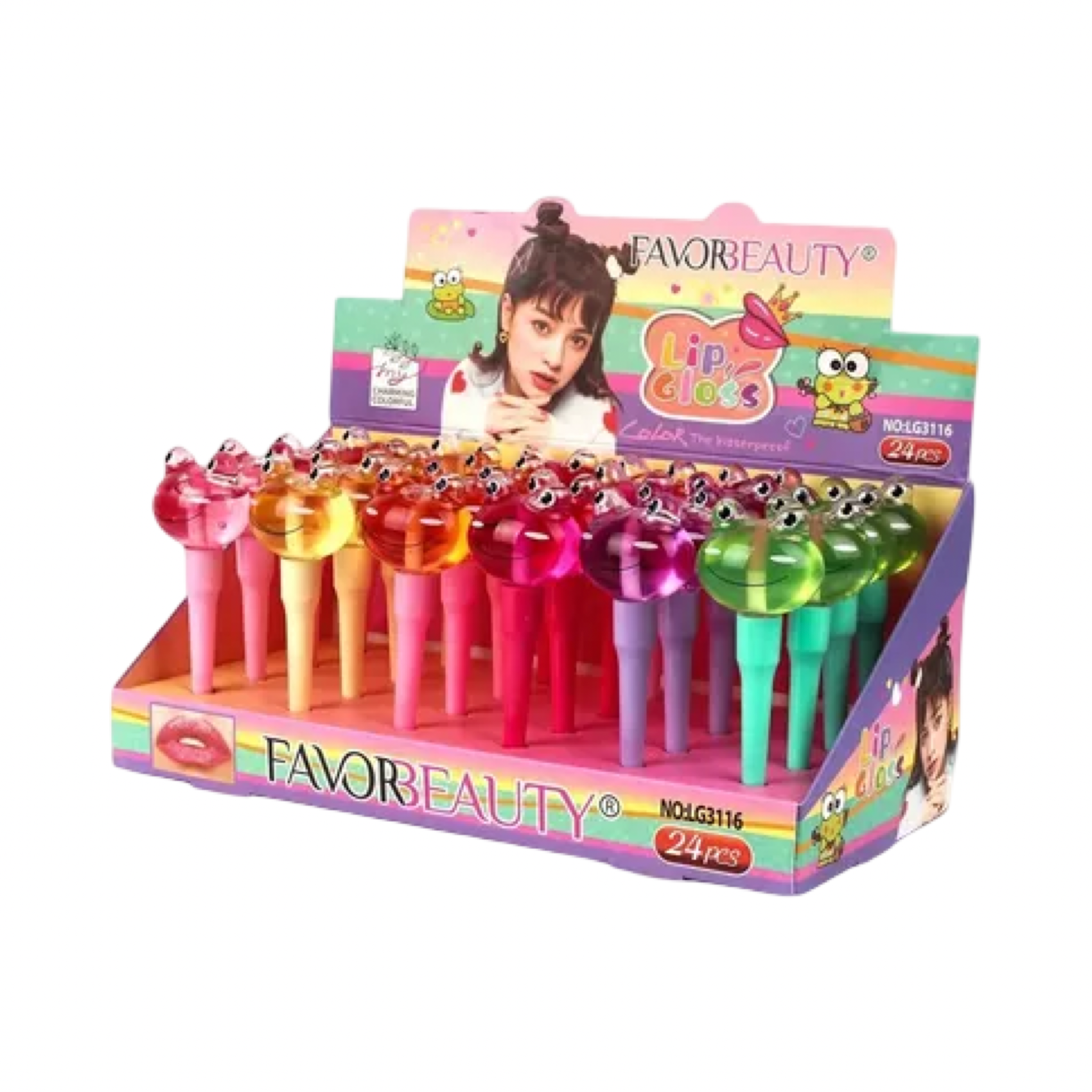 Lip Gloss Favor Beauty – Diseño de Ranita
