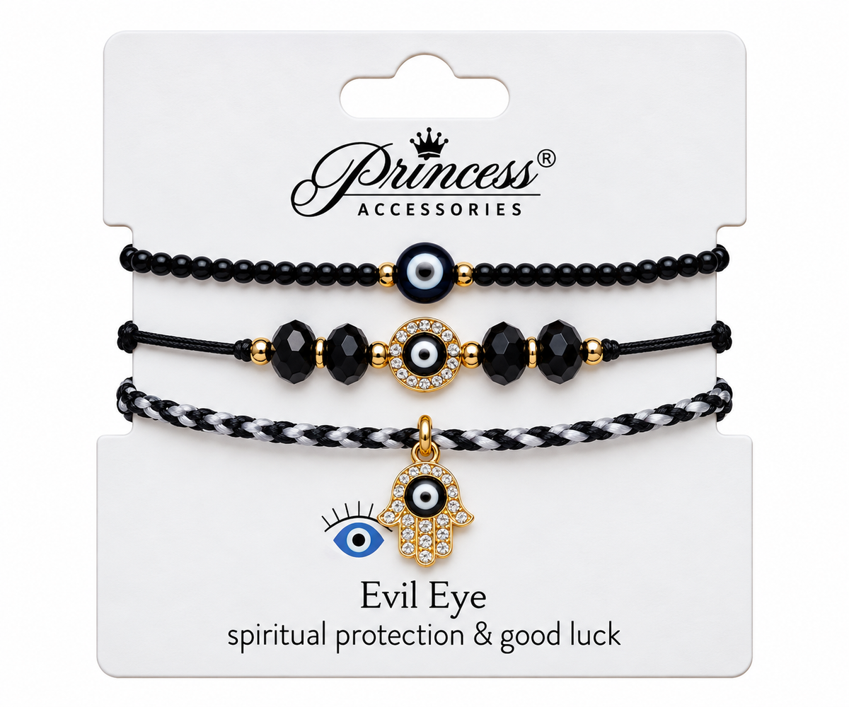 Set de Pulseras Evil Eye