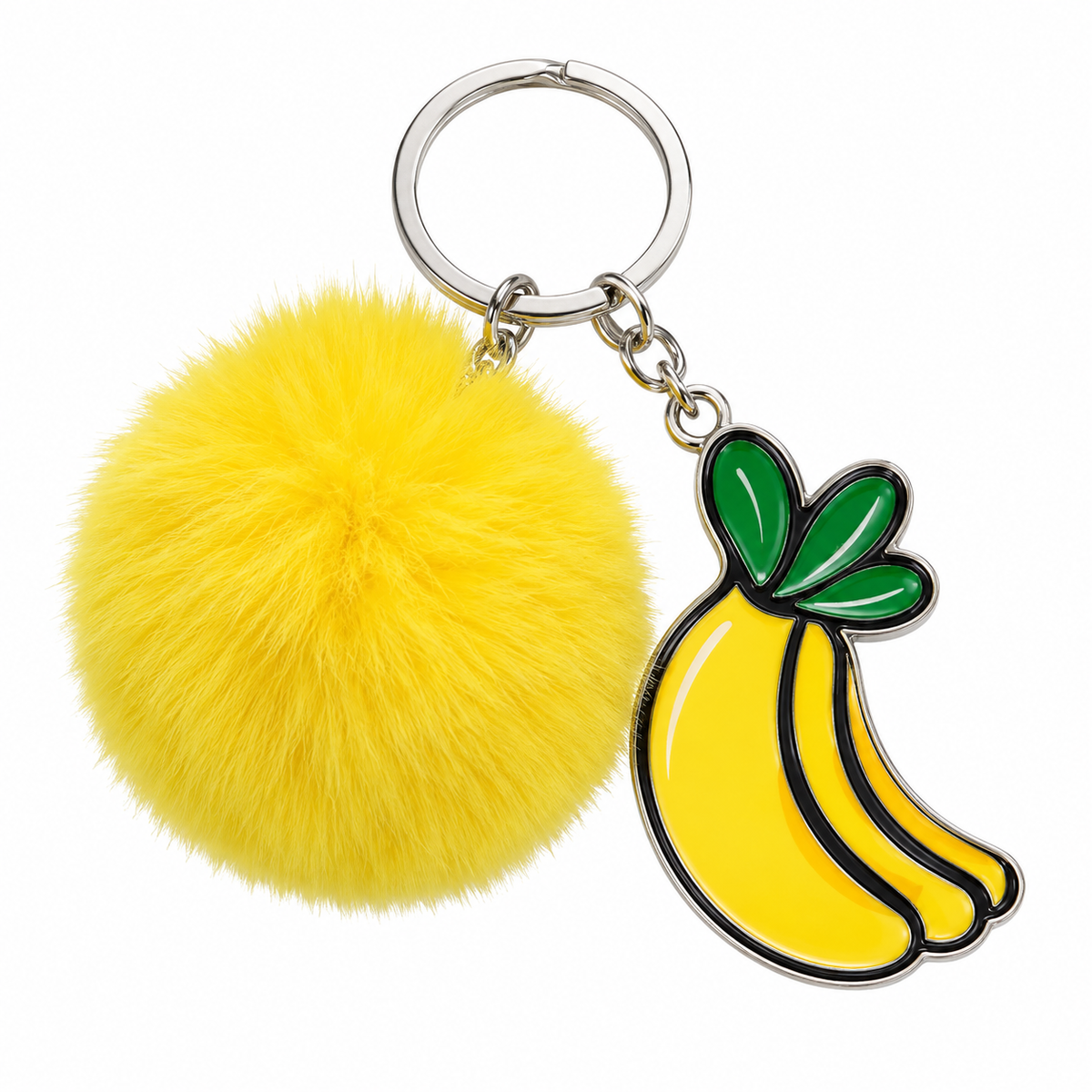 Llavero Pom Pom con Banana