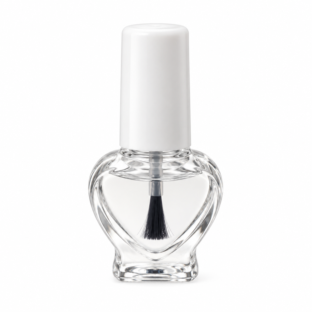 Esmalte Transparente en Forma de Corazón