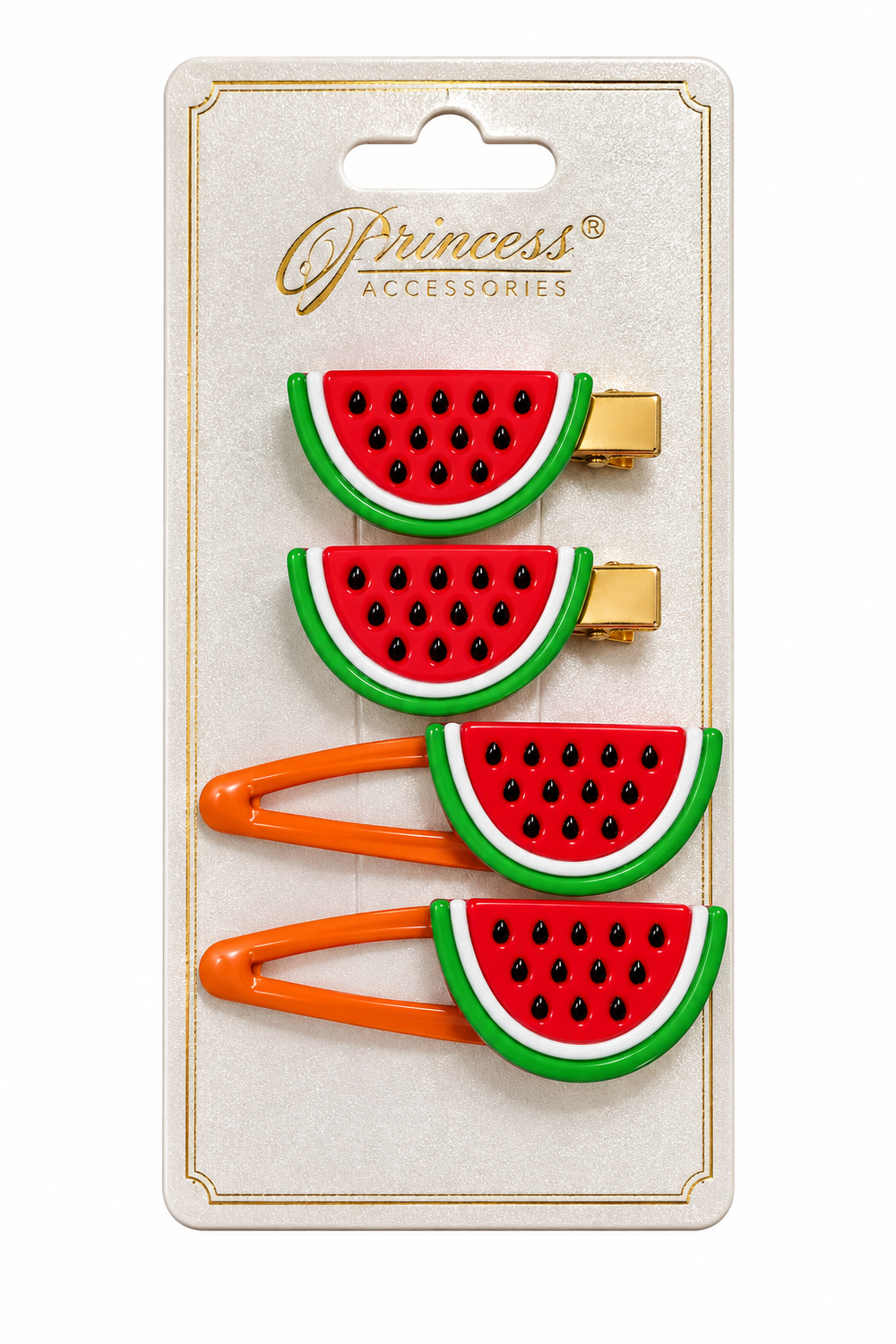 Set de Ganchos para Cabello – Sandía