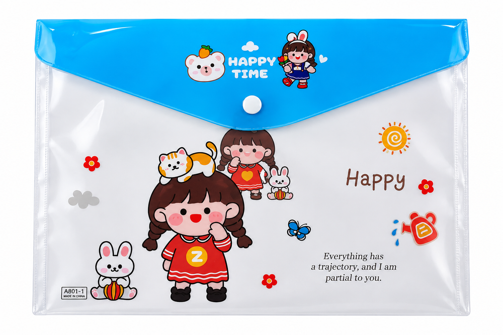 Sobre Plástico con Cierre – Diseño Infantil