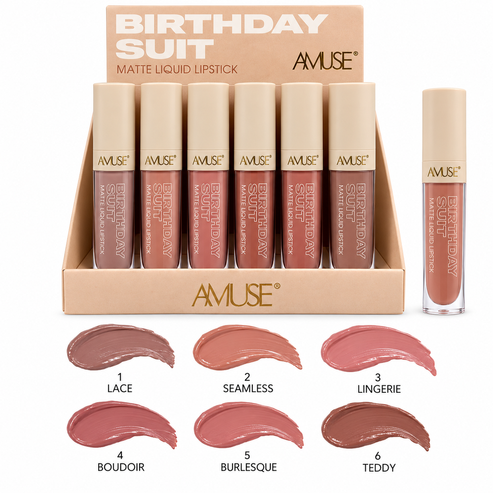 Amuse Birthday Suit Matte Liquid Lipstick
