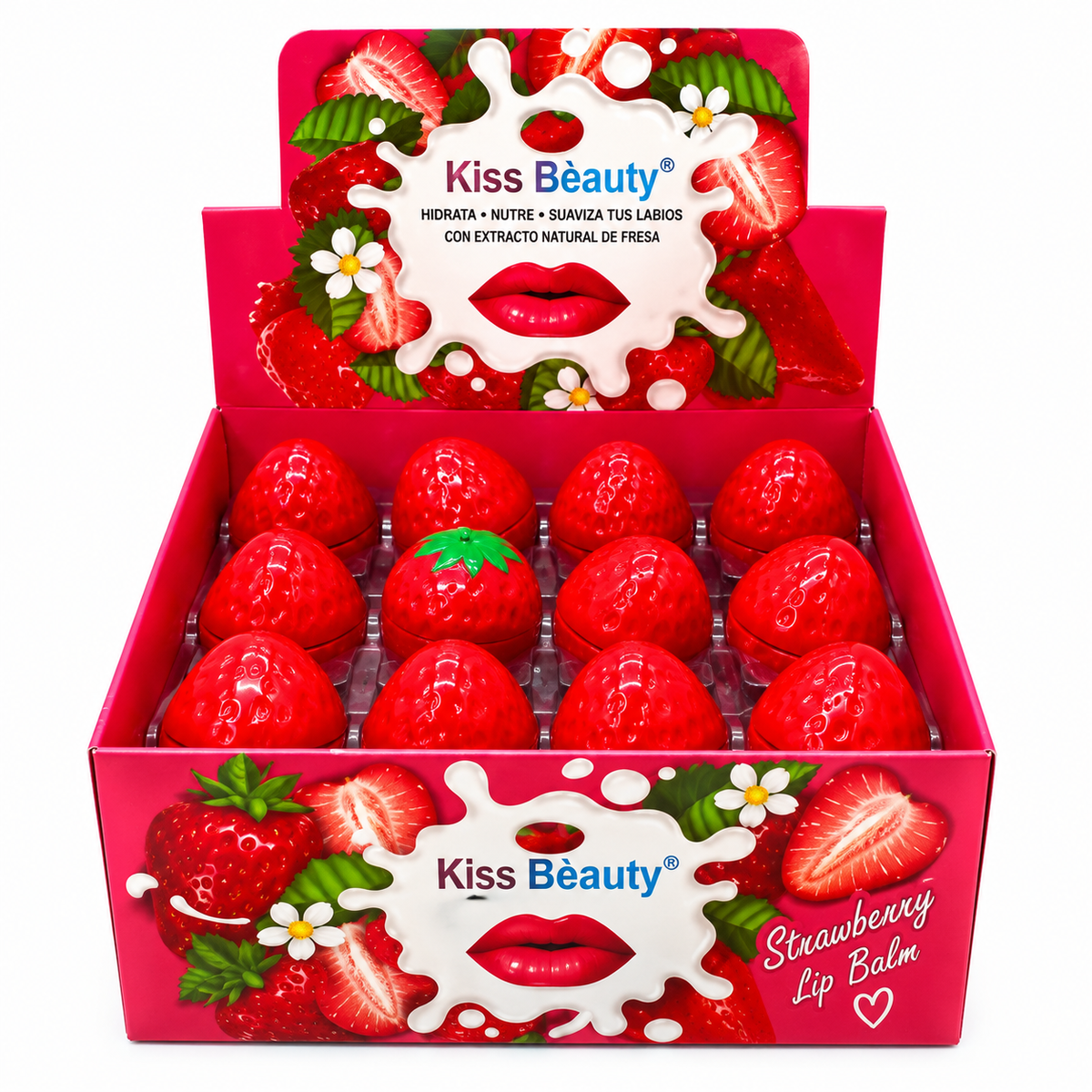 Strawberry Lip Balm – Kiss Beauty