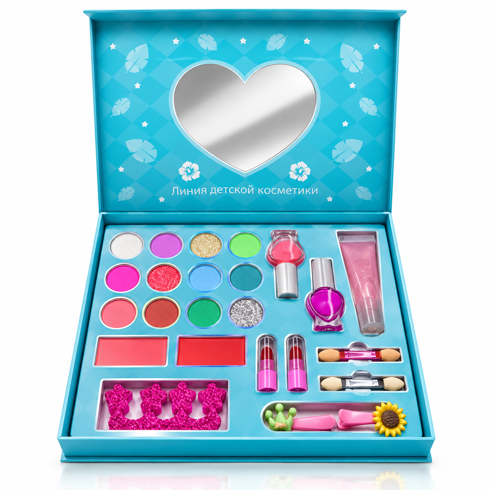 Kit de Maquillaje Infantil con Espejo