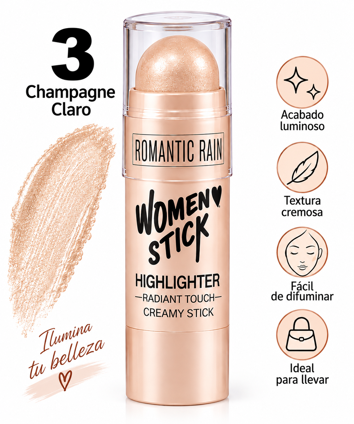 Romantic Rain Women Stick Highlighter