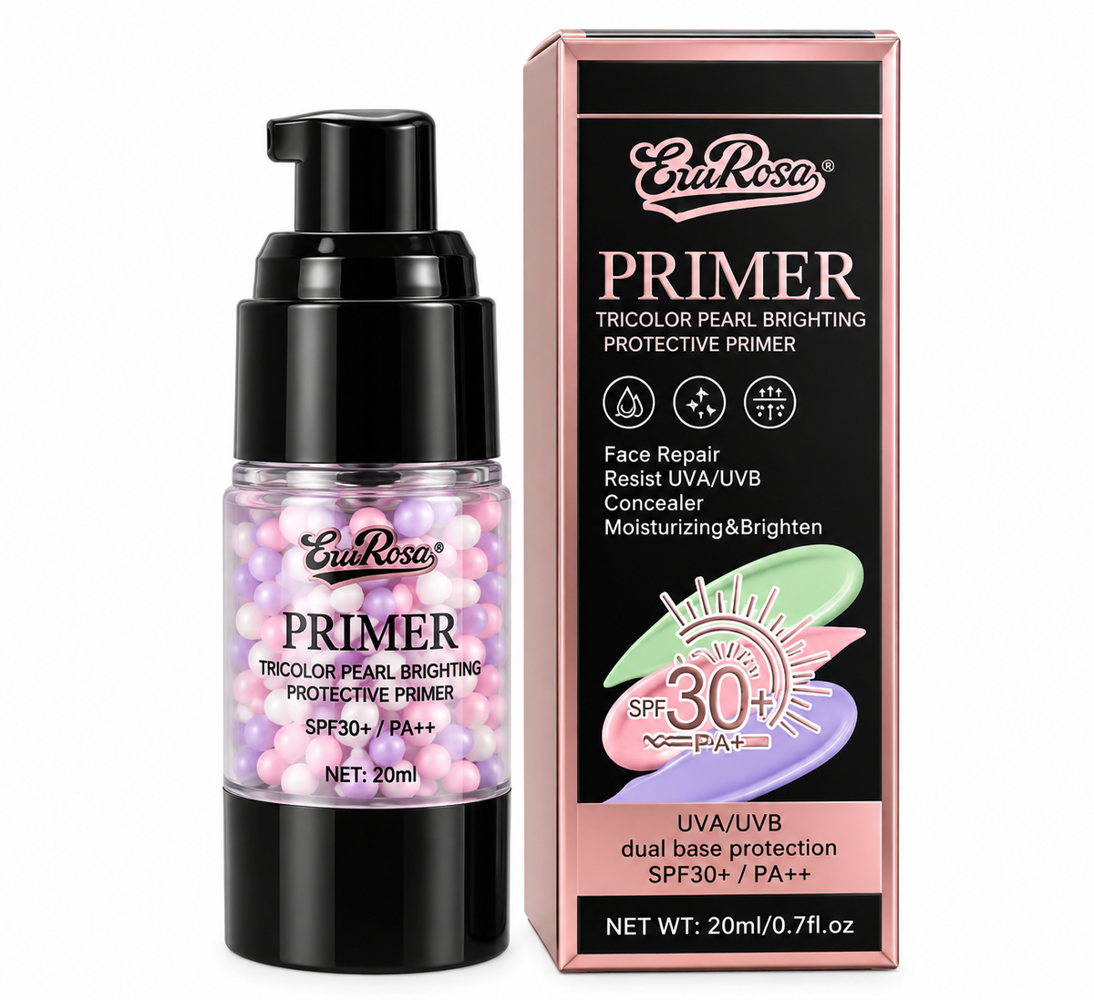 CuiRosa Tricolor Pearl Brightening Primer