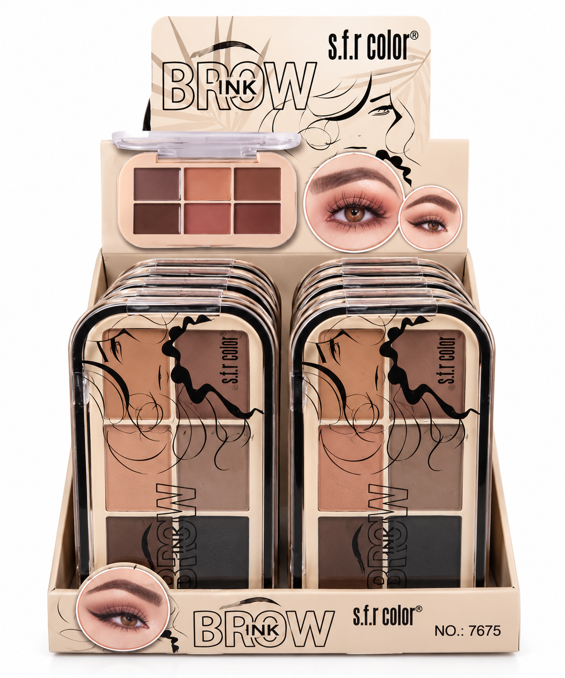 Brow Ink S.f.r Color – Paleta para Cejas