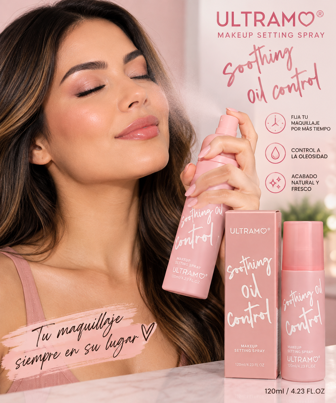 ULTRAMO Soothing Oil Control – Makeup Setting Spray