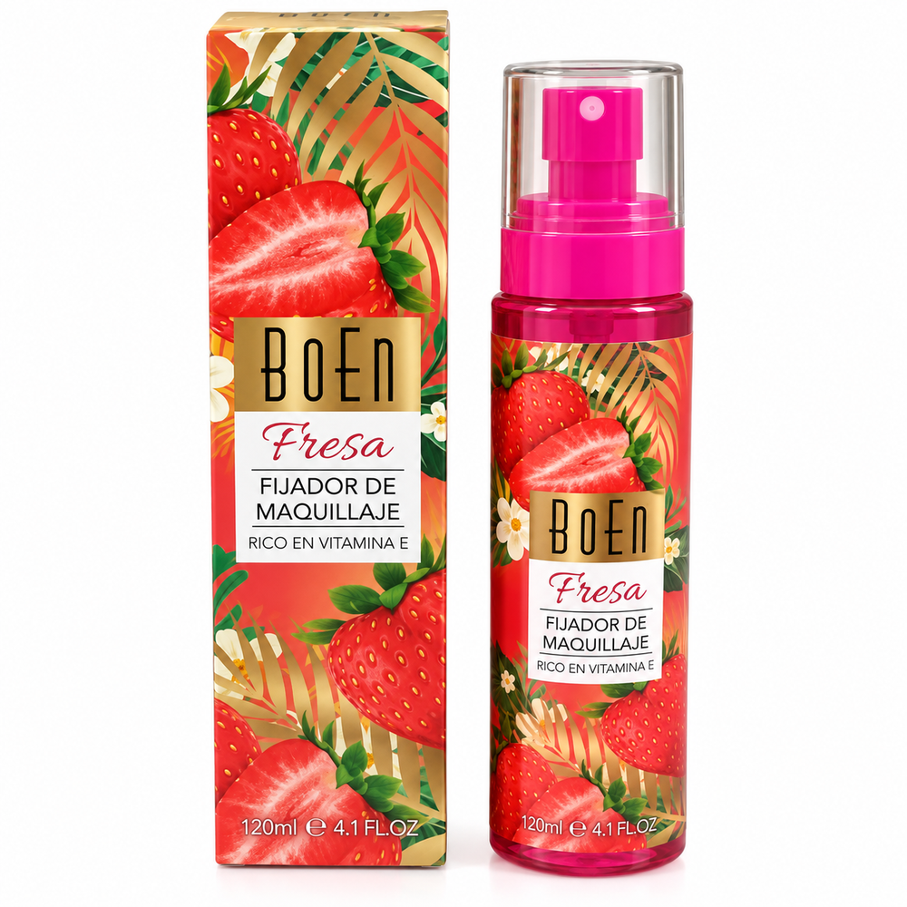 BOEN Fresa – Fijador de Maquillaje