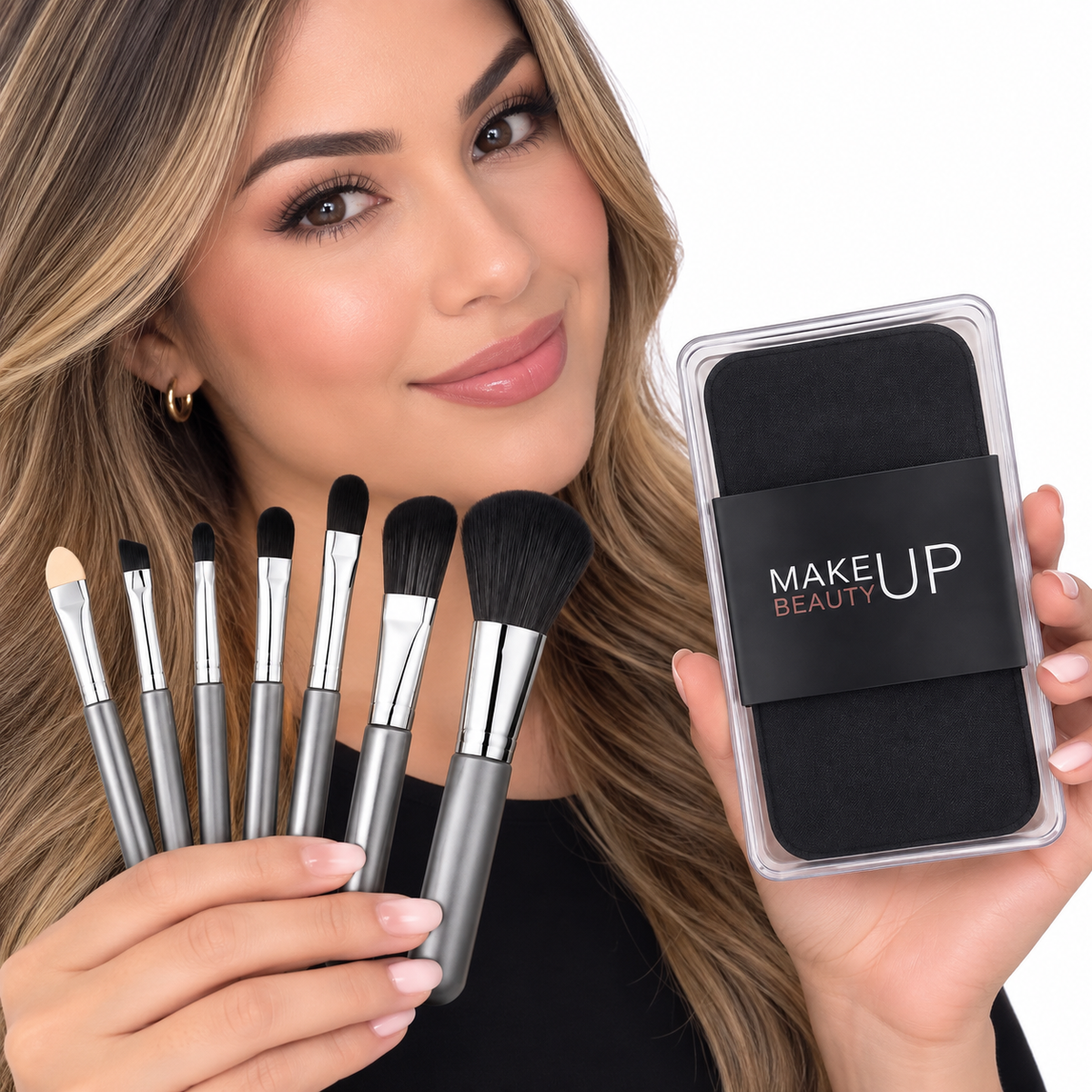 Set de Brochas de Maquillaje – 7 Piezas