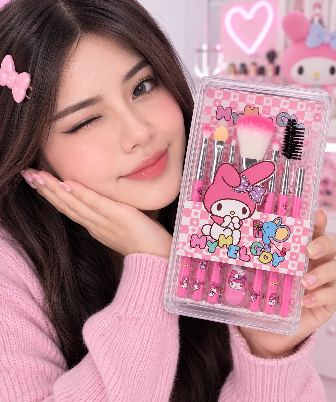 Set de Brochas de Maquillaje My Melody