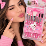 Set de Brochas de Maquillaje Hello Kitty