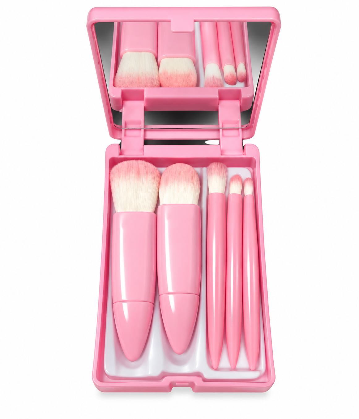 Set de Brochas de Maquillaje Portátil