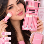 Set de Brochas de Maquillaje Portátil
