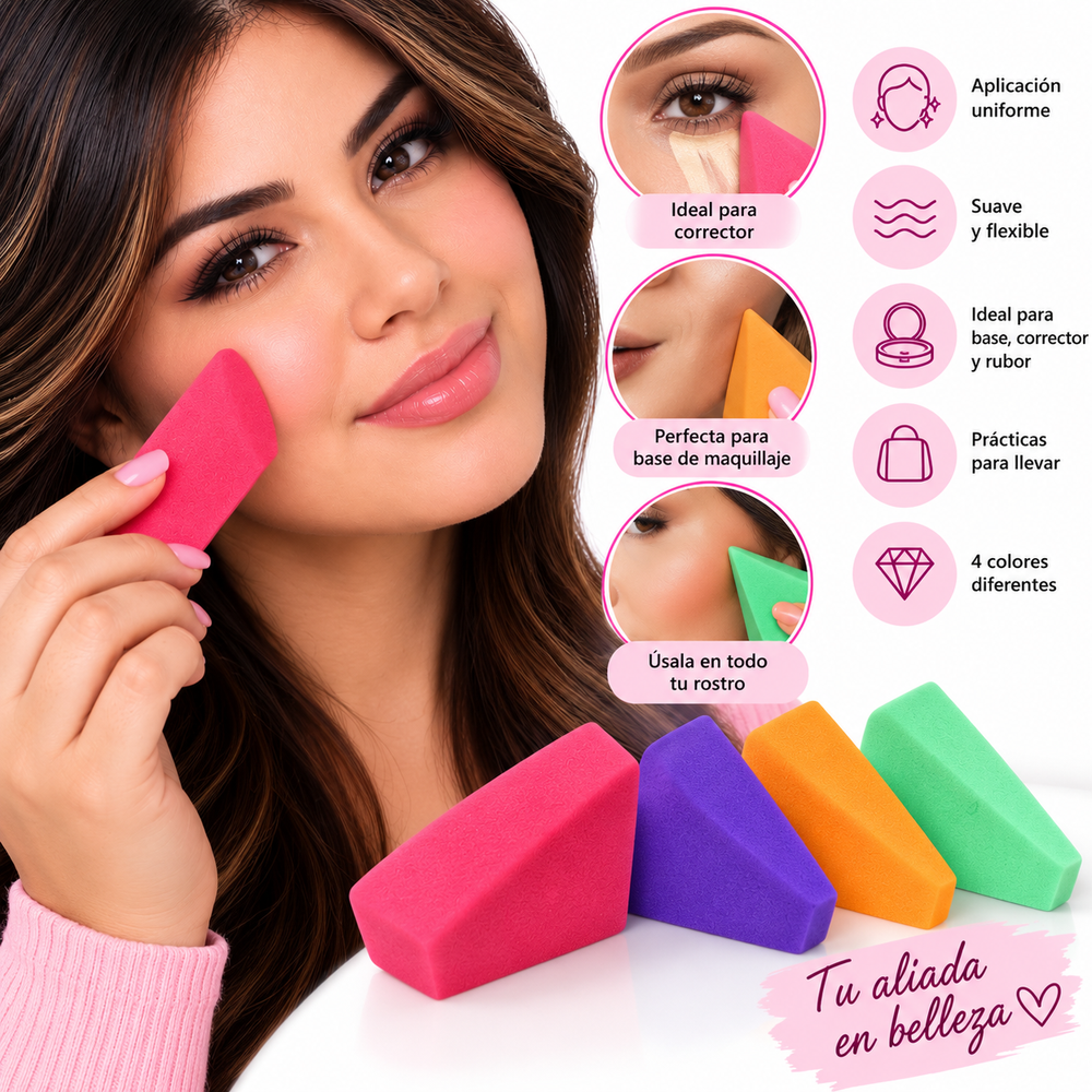 Set de Esponjas de Maquillaje