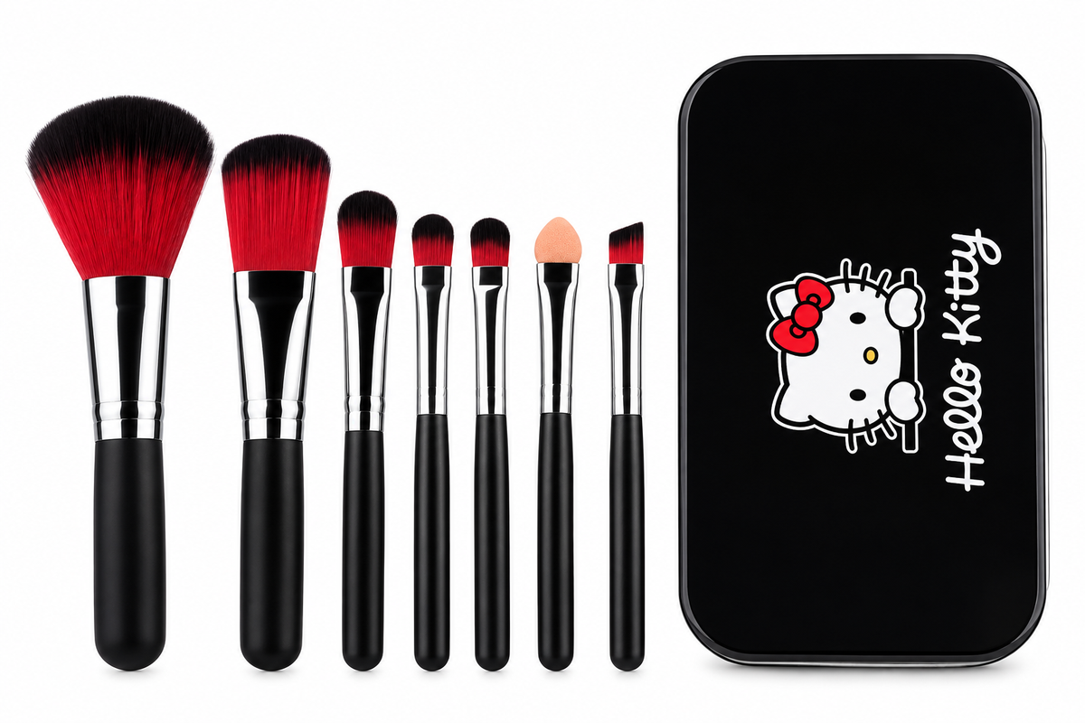 Set de Brochas de Maquillaje Hello Kitty